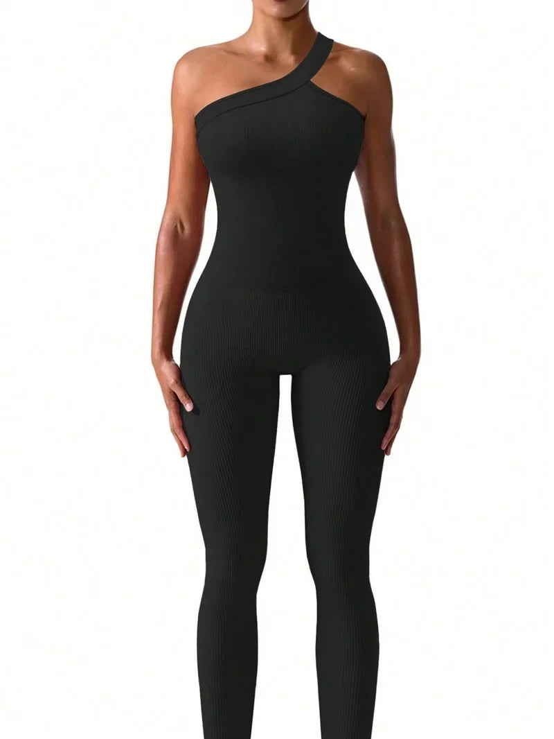 One Shoulder Performance Jumpsuit for Women