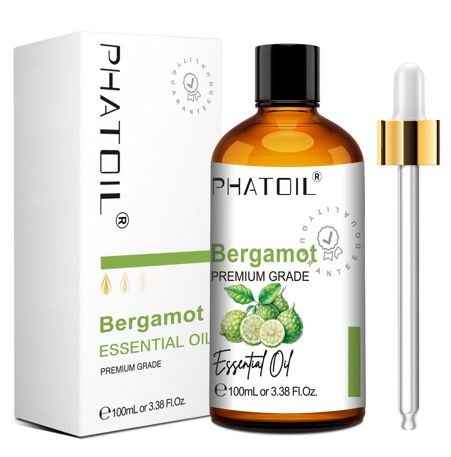 PHATOIL Natural Essential Oil for Diffuser Candle Making-100ml Sandalwood Eucalyptus Citronella Lavender Vanilla Essential Oils
