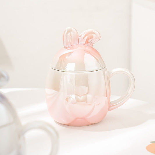 Taza de cerámica Conejito Brillante