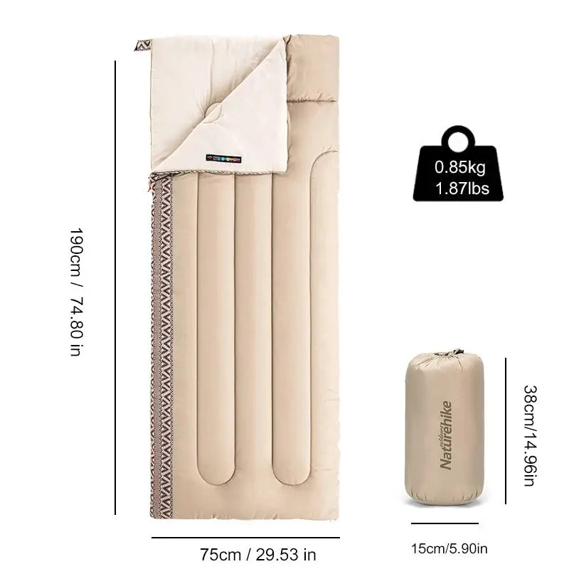 Sleeping Bag Cotton Camping Gear Essentials