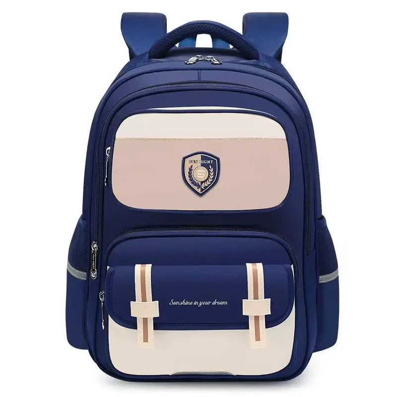 Sun Eight Orthopedic School Bag Grade 3-6 Primary Student Shoulder Backpack Large Capacity Light Water Proof Mochilas Escolares