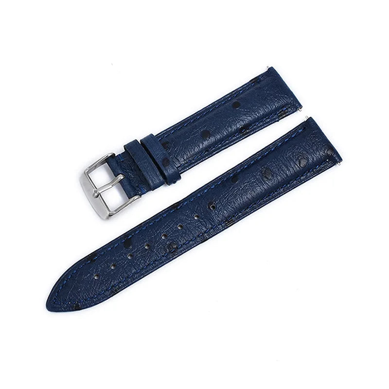 Suunto Race, Vertical & 9 Peak Ostrich-Pattern Leather Band