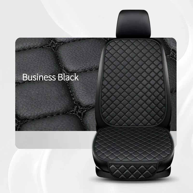 New Pu Leather Car Seat Cover Seat Back Cushion Minimalism Seat Cushion Universal Wear-resistant and Durable Four Seasons