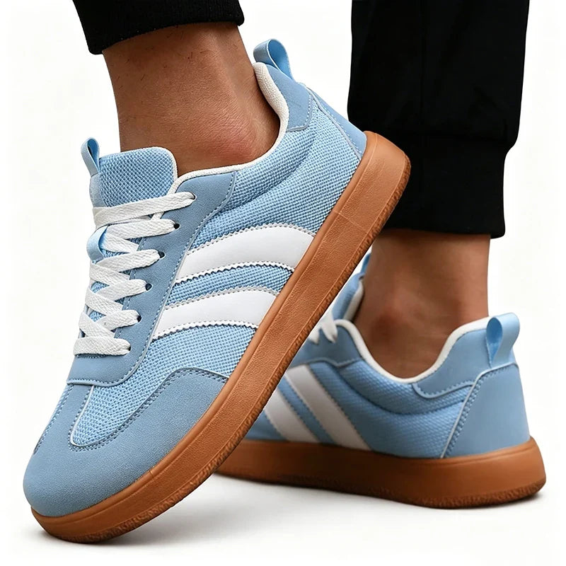 Women's Wide Foot Sports Shoes, German Training Shoes Trendy Shoes Minimalist Retro Fashion Breathable Mesh Casual Walking Shoes