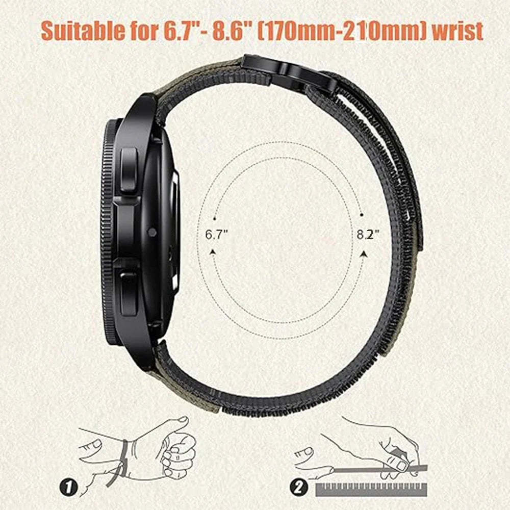 COROS PACE & APEX Nylon Sport Loop Band with Text Patch