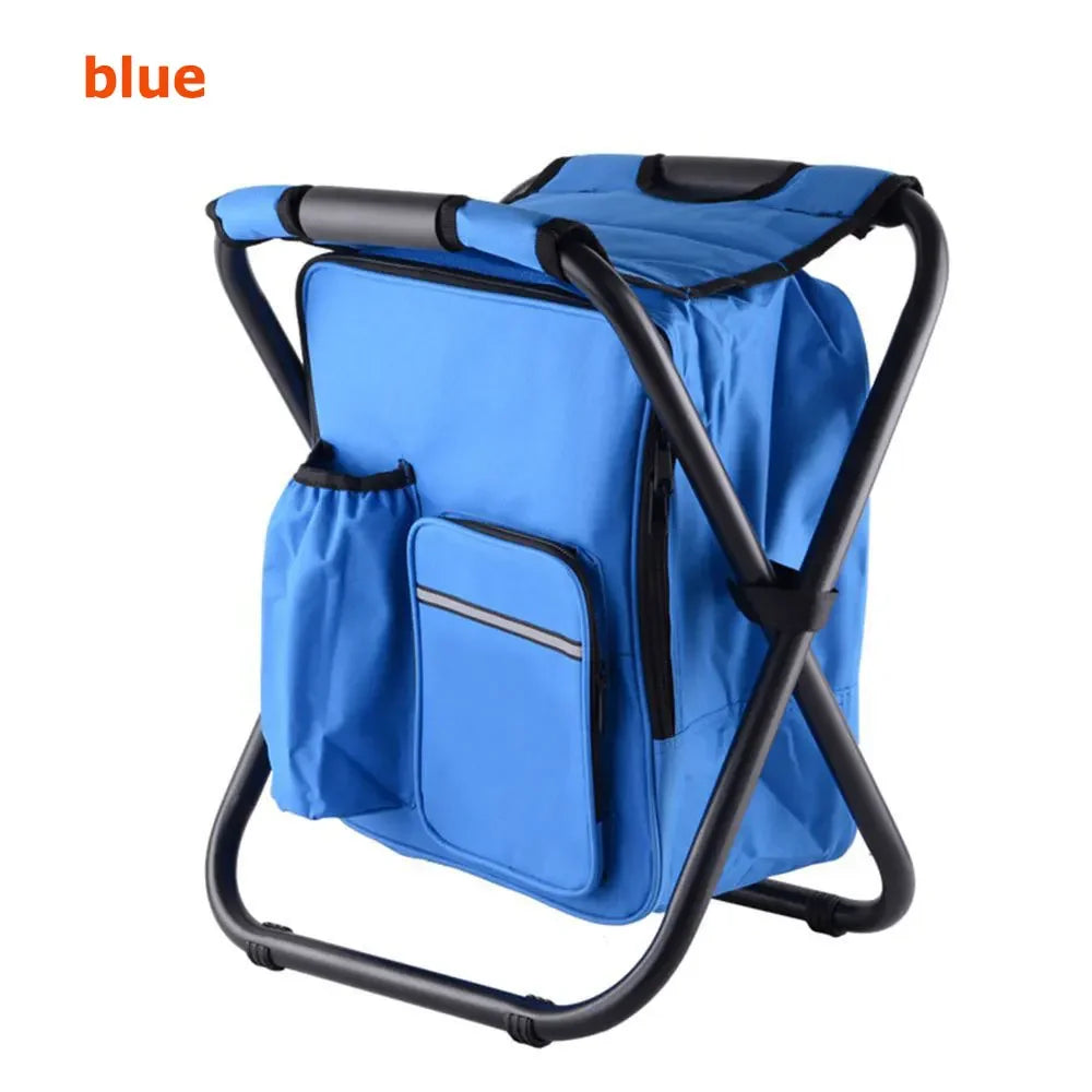 Outdoor Camping, Portable Folding Stool, Thermal Insulation Bag, Lightweight Luggage, Foldable, Multi-Functional Stool