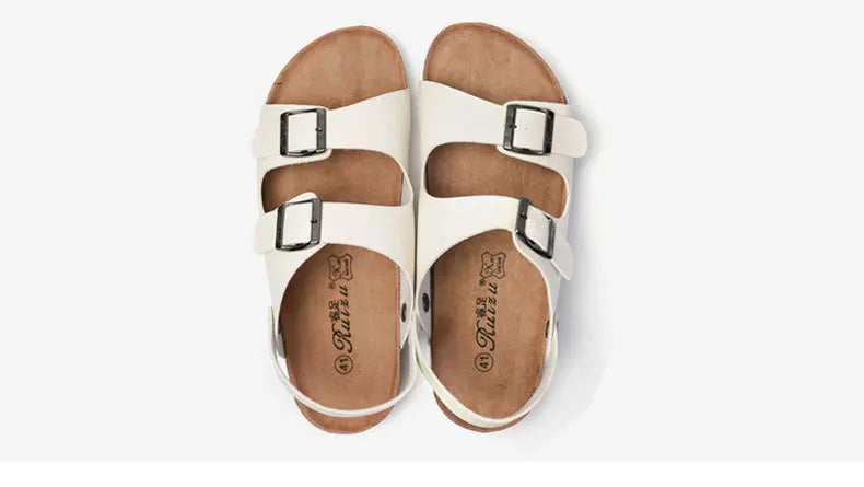 Zapatos Unisex Mujer y Hombre Sandalias de Corcho con Tira Trasera Zuecos Gladiador