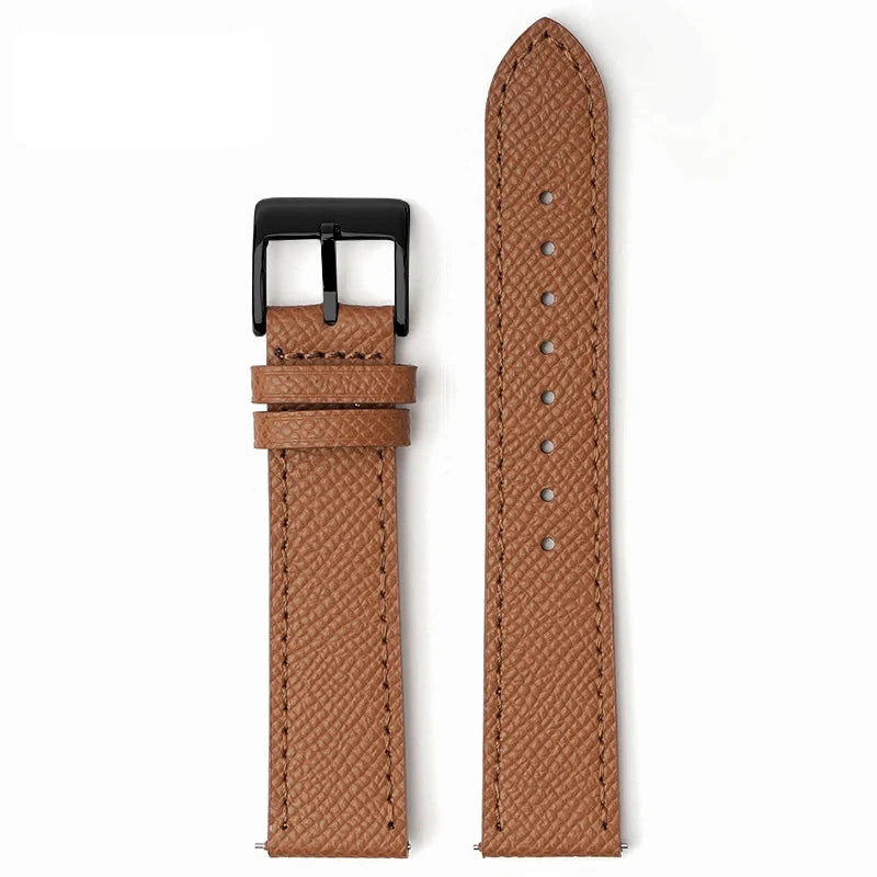Garmin 18/20/22mm Quick Release Epsom Calfskin Leather Band