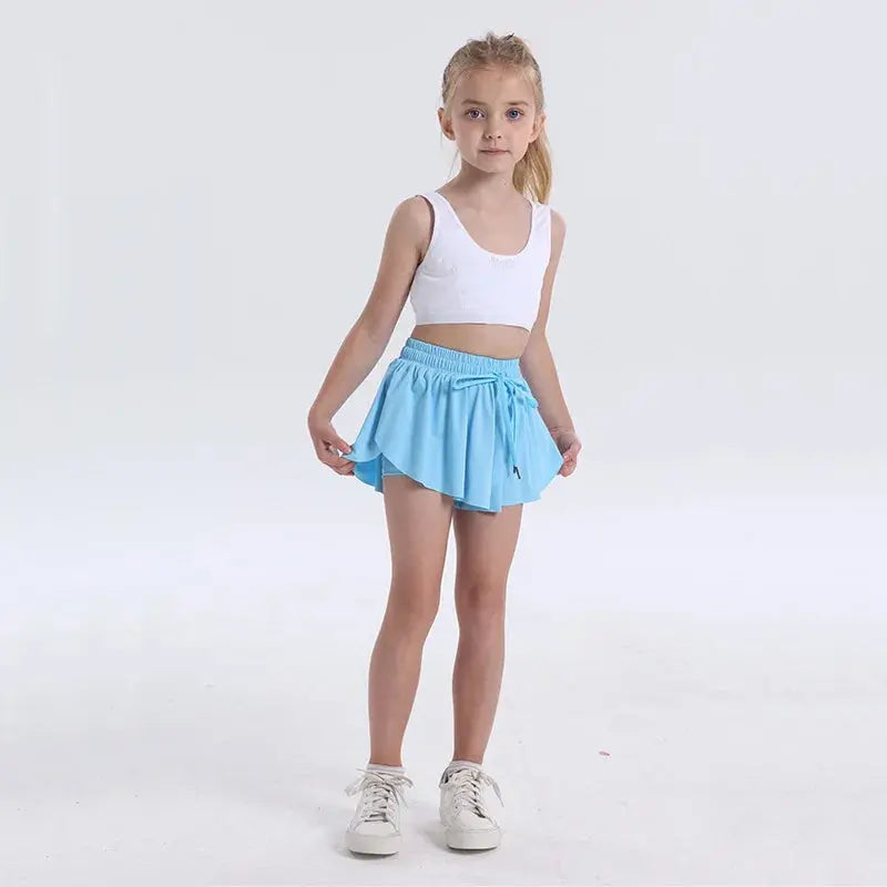 Cute & Comfortable Girls' Athletic Shorts with Skirt