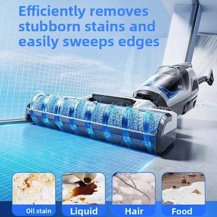 YJQ floor scrubber suction mopping and washing all-in-one machine home automatic cleaning three-in-one electric mop