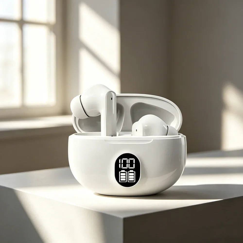 Original TWS Wireless Headphones Game Bluetooth Headphones with Microphone Noise Reduction High Fidelity Bass Earphones