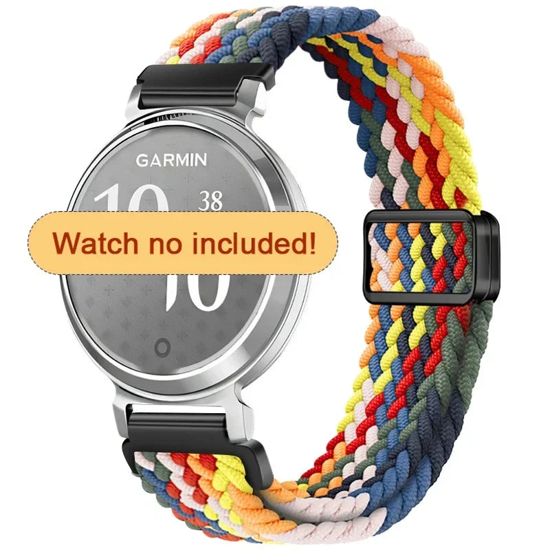 Garmin Lily 2 & 2 Active 14mm Braided Nylon Magnetic Band