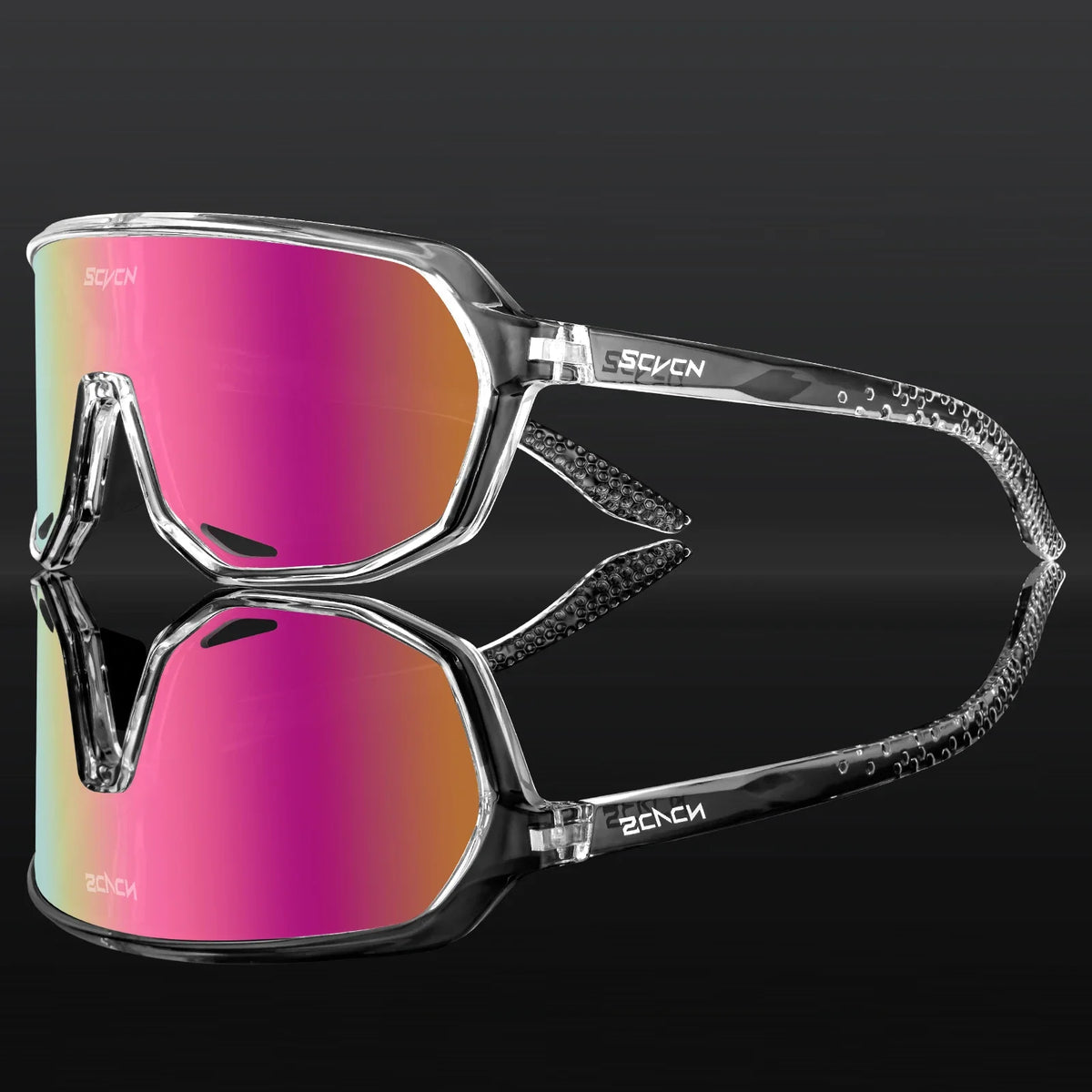 Scvcn Cycling Glasses Photochromic Sunglasses for Men Sun Mountain Bike Road Bicycle Eyewear Cycle Goggles Sports UV400 MTB