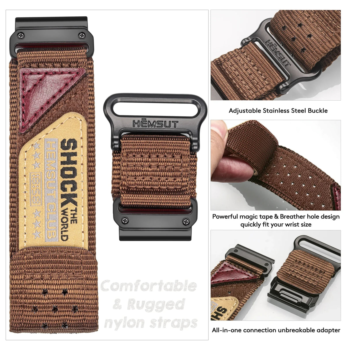 Garmin QuickFit 26mm Nylon Band with Graphic Patch