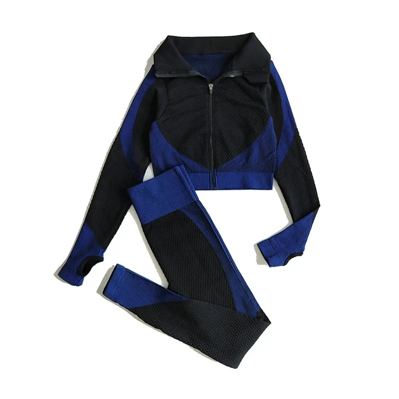 FlexFit Seamless Yoga Set: Comfy, Stylish, Versatile