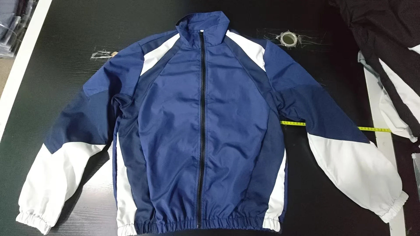 Men's Color-Blocked Jacket, lightweight, Casual, Travel, Windproof and Wear-Resistant, High-Quality Fabric, Boyfriend Gift