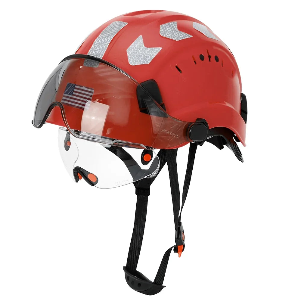 Enhanced Visibility: Reflective Safety Helmet