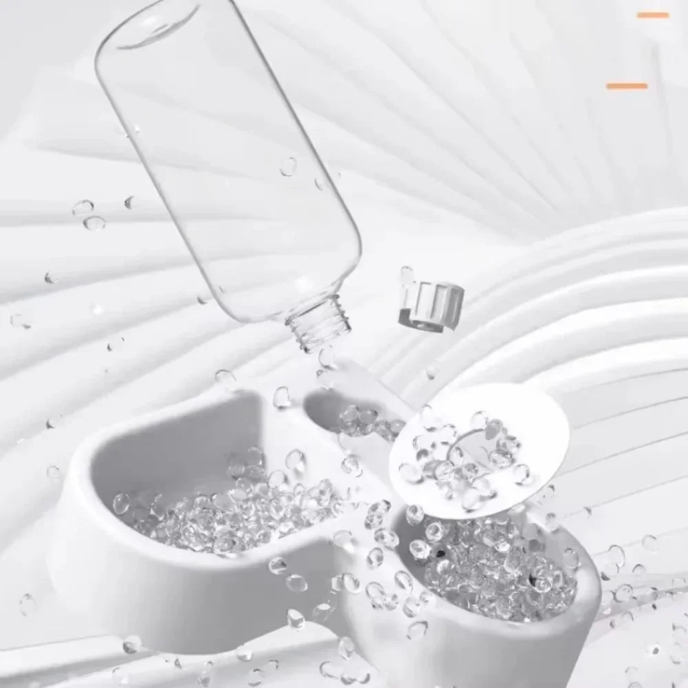 Automatic Water Dispenser For Cats Dogs Pets Feeding Bowl Heart-shaped Automatic Drinking Self Refilling Saving Space Dual-use