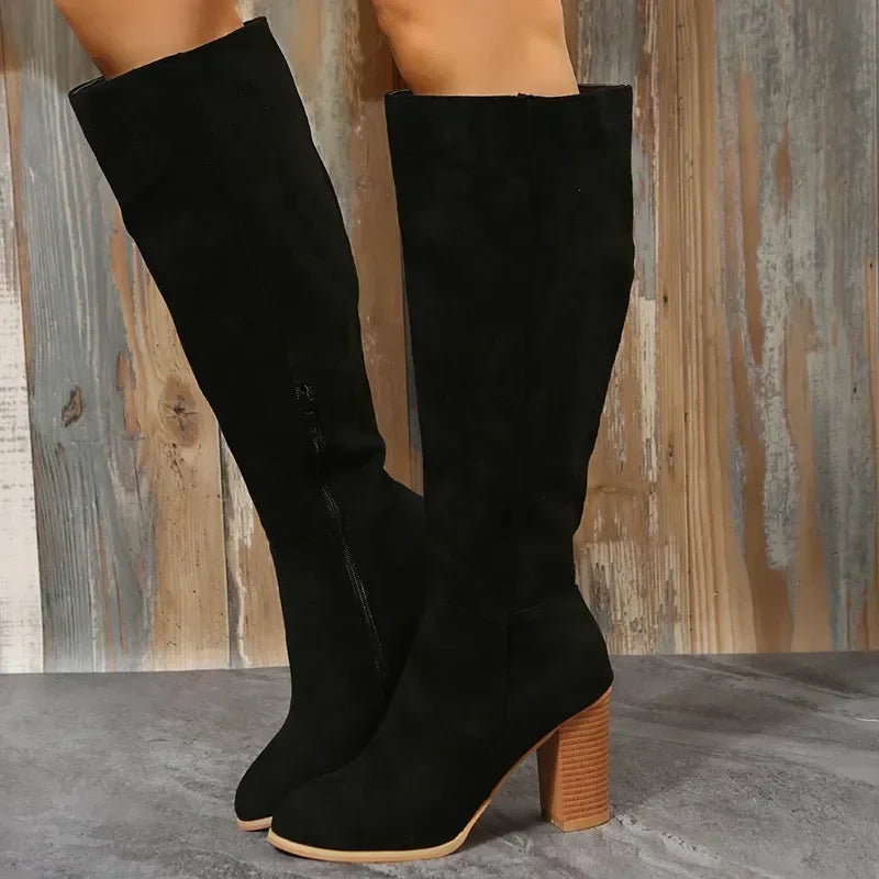 Cozy and Chic: Winter Western Knee High Boots