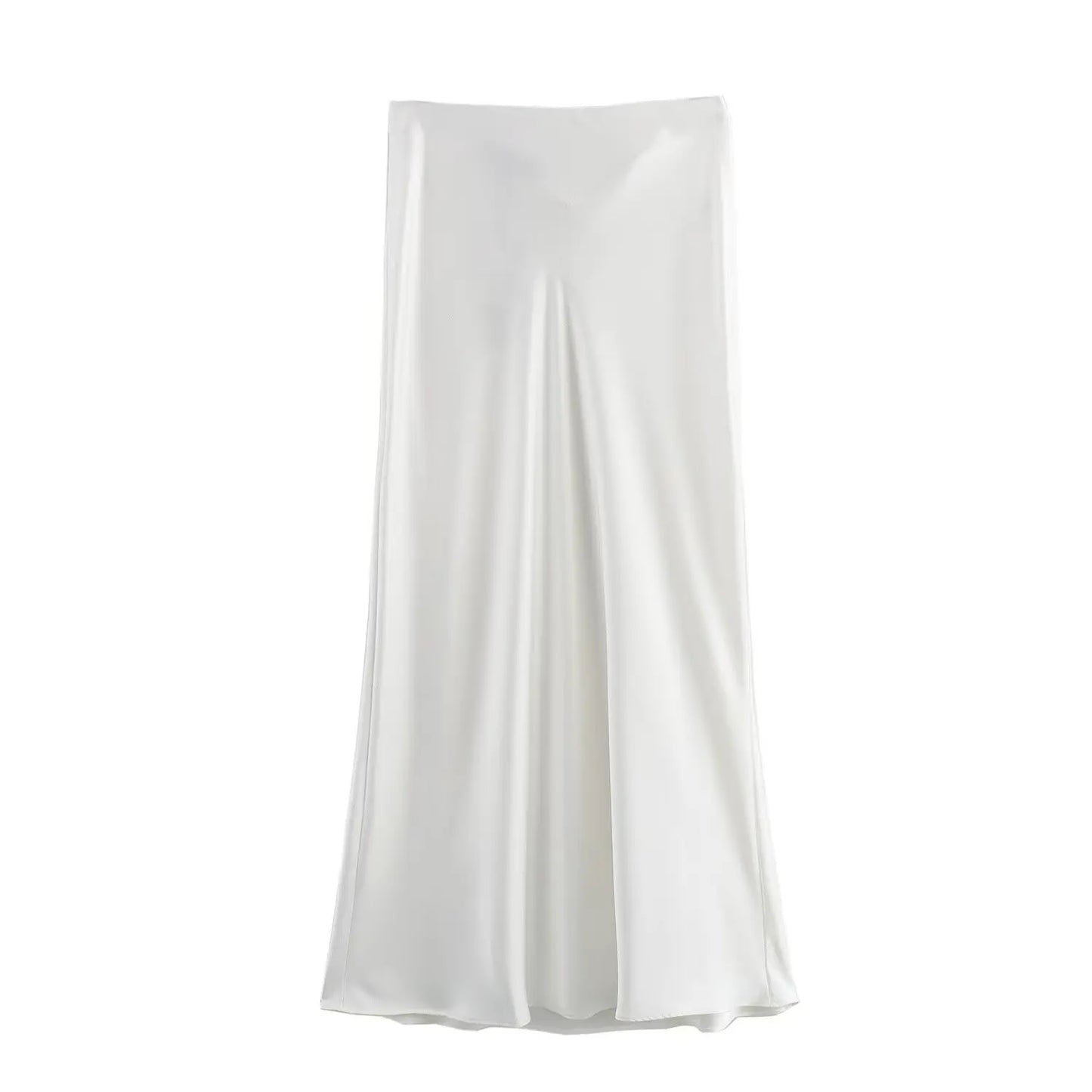 Foridol Autumn Winter Burgundy Satin Skirt Women Party Silk Skirt High Waist Straight Long Faldas Mujer Christmas Skirt