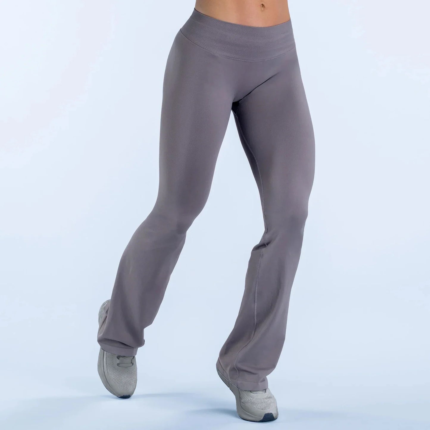 NCLAGEN Impact Flares Scrunch Booty Women's Gym Leggings Seamless Fitness Workout Yoga Trousers Squat Proof Fashion Flared Pants