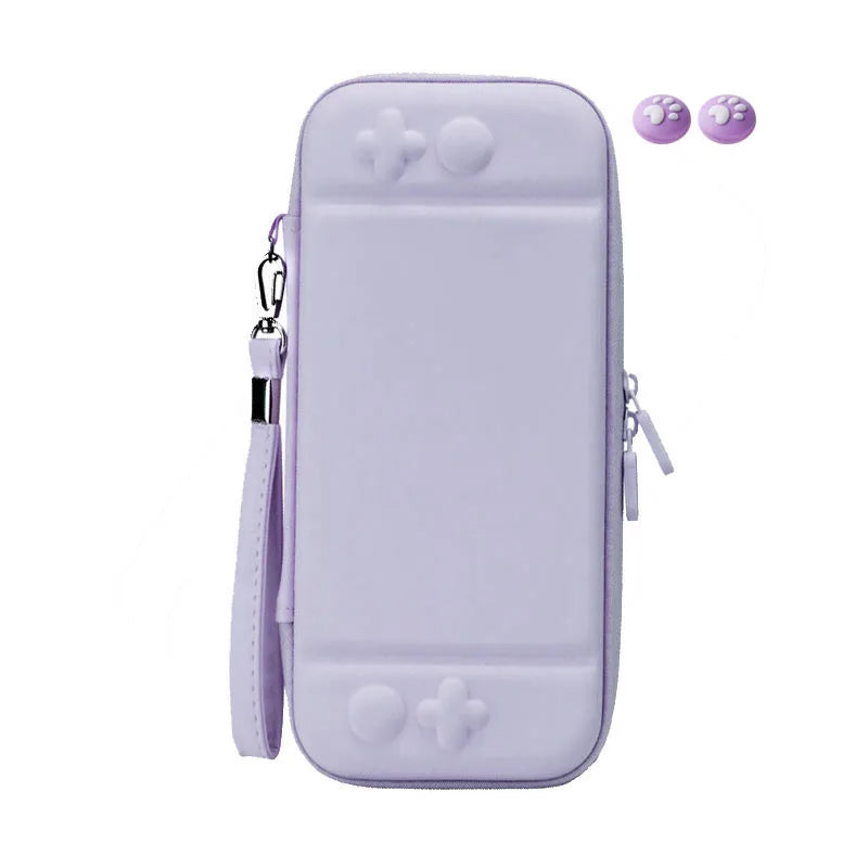 3 in 1 Portable Hard Carrying Bag Case for Switch Lite Console Game Accessories Storage with Cute Thumb Grip Cover Free Shipping