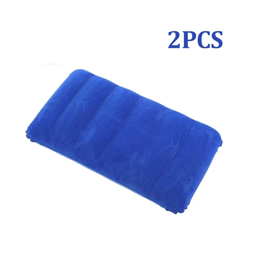 47x30cm Air Cushion Pillows Outdoor Camping Sleep Cushion Folding Square Inflatable Pillows Travel Backrest Plane Head Rest Big