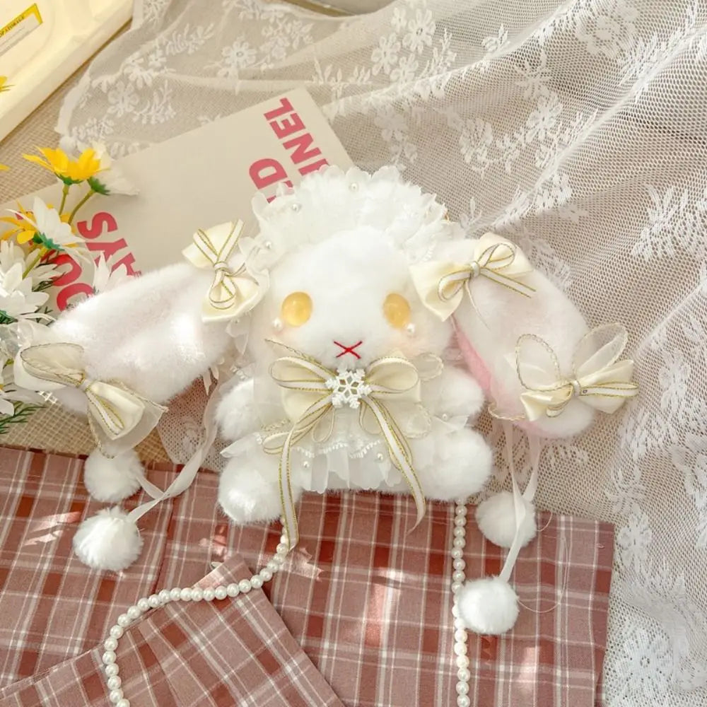 Bolso de peluche Conejo y Lazos