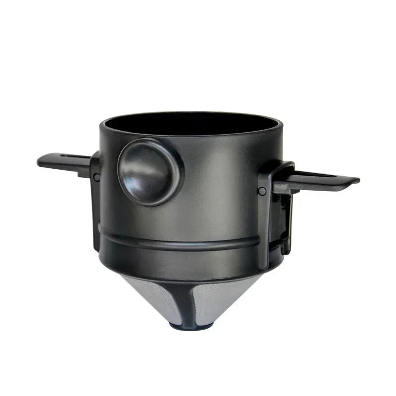 Foldable Coffee Filter for Office Home Travelling Portable Drip Coffee Maker Stainless Steel Reusable Pour Over Coffee Dripper
