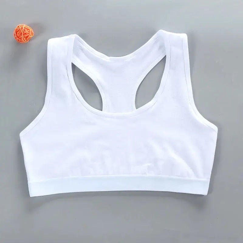 Cotton Training Bras for Growing Girls, Ages 8-18