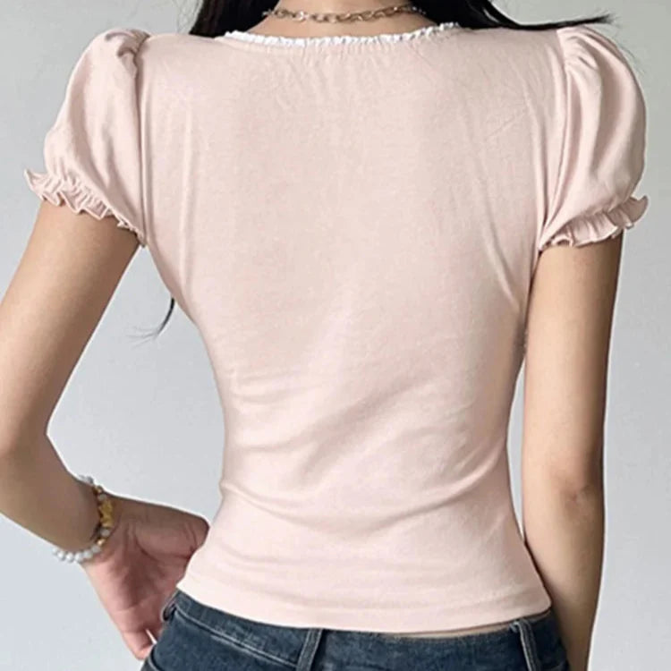 Linda blusa abotonada