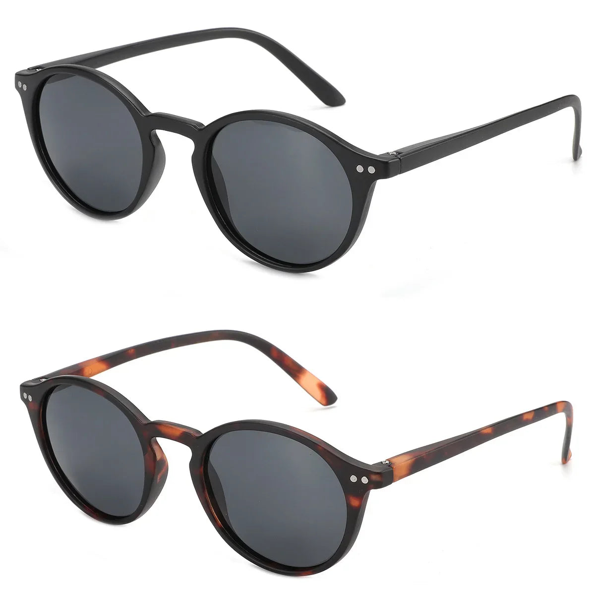 ZENOTTIC Fashion Polarized Sunglasses Men Women Brand Designer Retro Round Sun Glasses Vintage UV400 Goggles Shades