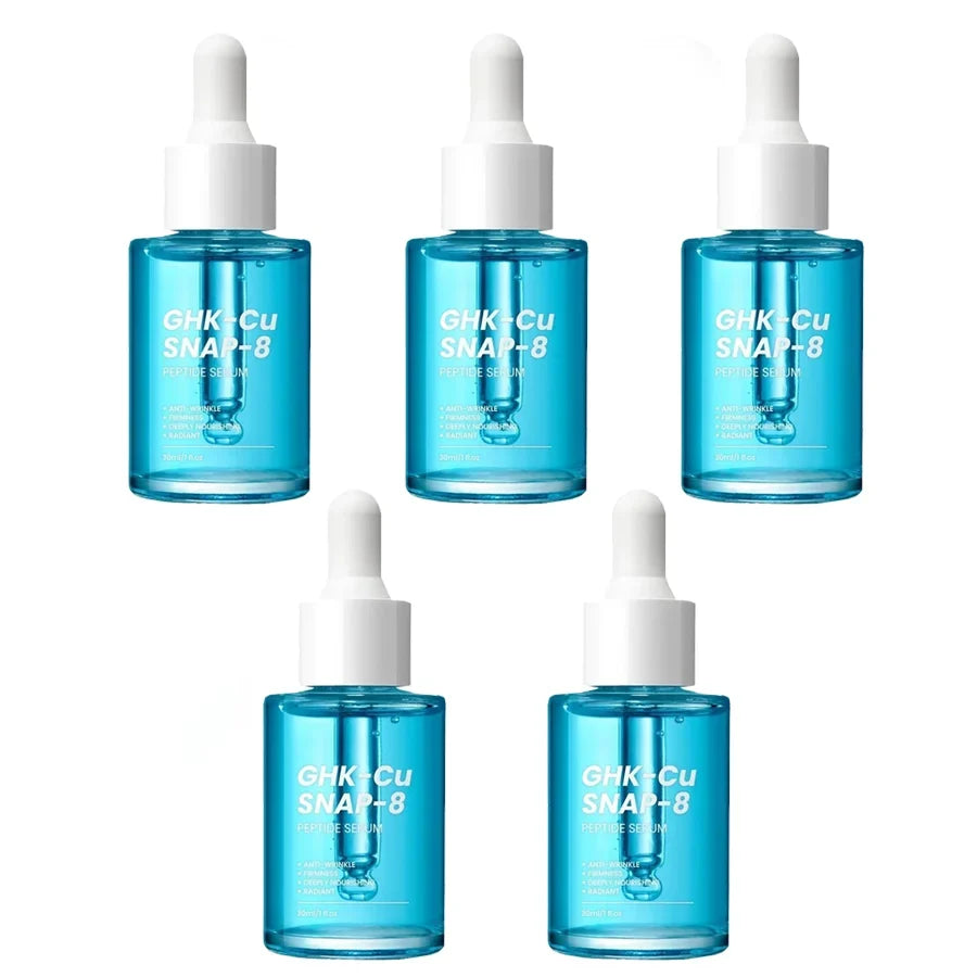 Premium GHK-Cu Copper Peptide SNAP-8 Anti-Aging Essence Fade Fine Lines Lifting Firming Hydration Boost Collagen All Skin Types