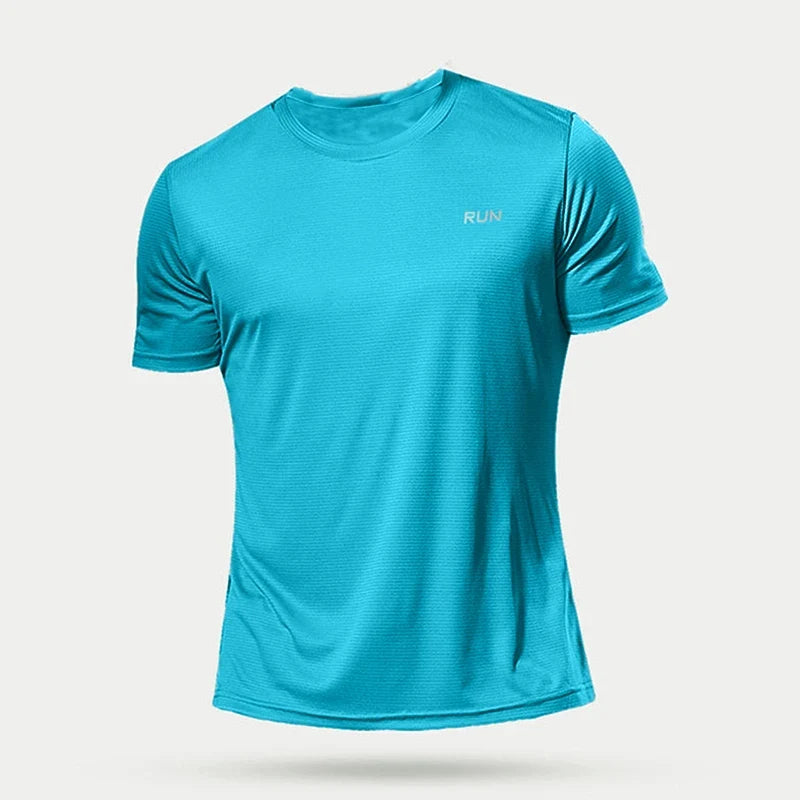 Men Quick Dry Compression Sport Shirt for Gym and Training