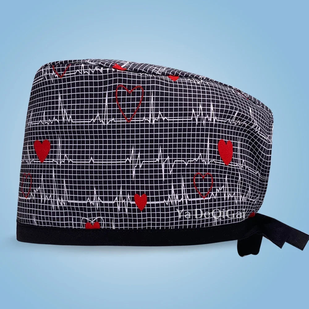 Gorro Quirúrgico Estampado de Dibujos Animados