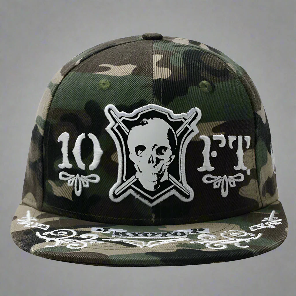 Gorra snapback de hip hop y punk rock