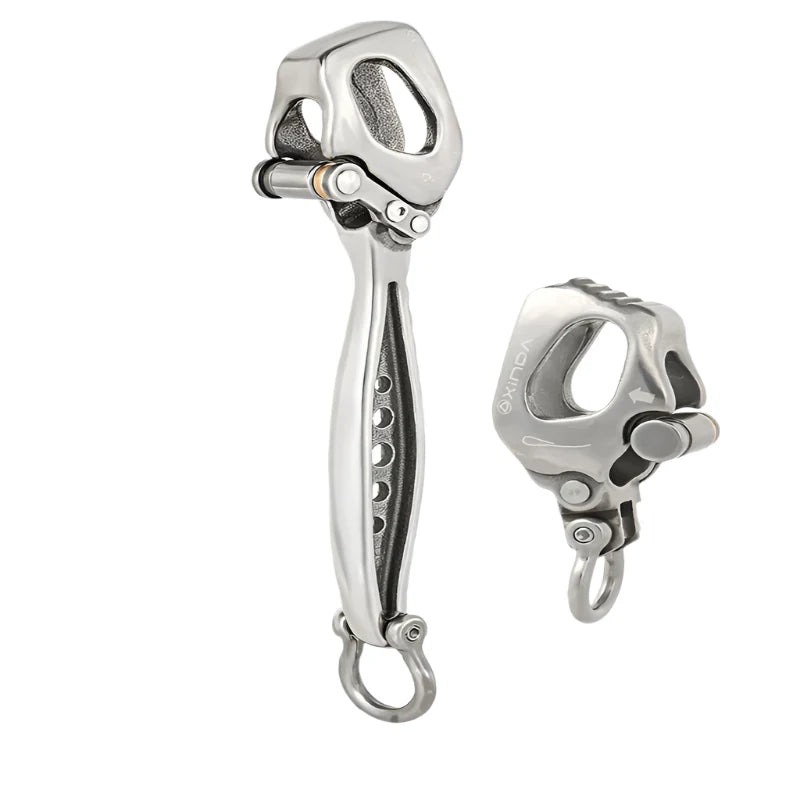 Stainless Steel Descender for Work & Rock Climbing