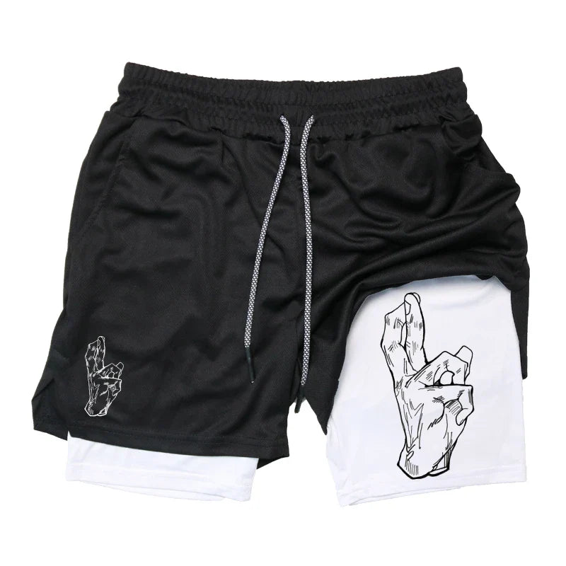 Pantalones cortos de alto rendimiento FlexiFit 2 en 1