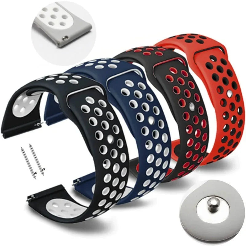 Motorola Moto Watch Two-Tone Perforated Silicone Band