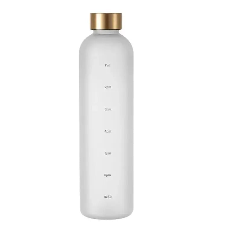 Time Marker Water Bottle  Reusable & Leakproof for Outdoors