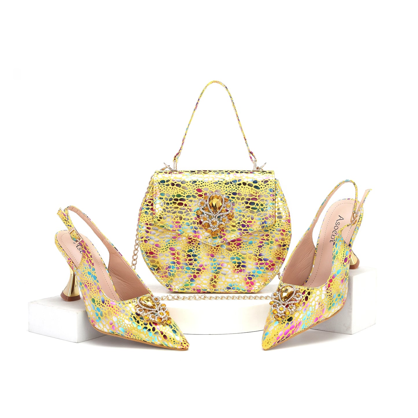 Conjuntos de Zapatos y Bolsos Italianos HWS1-1