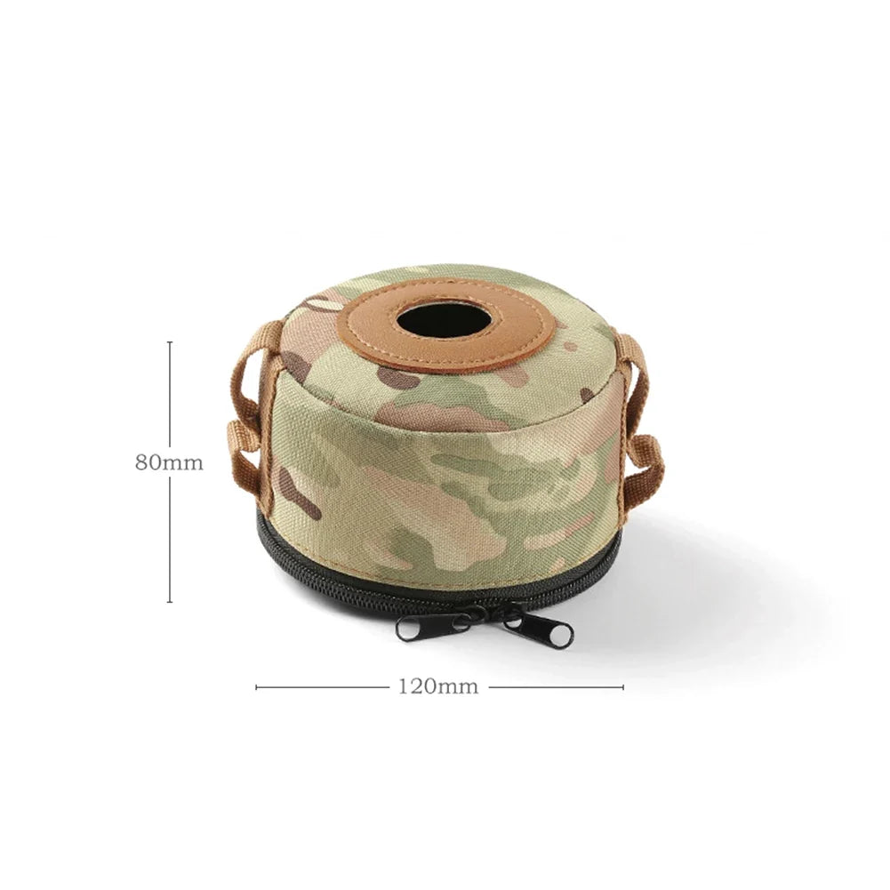 Camping Gas Can Protective Cover Gas Tank Canister Cylinder Case Outdoor Tissue Box Air Bottle Wrap Sleeve Camping Accessories