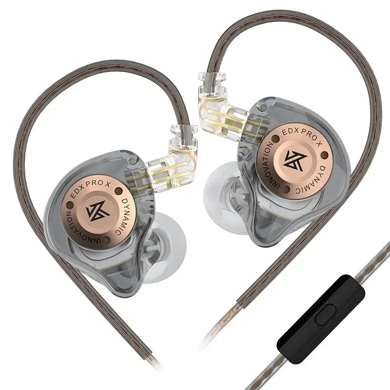 KZ EDX PRO X Dynamic Drive Earphones HIFI Bass Earbud DJ Music Cancelling Sport Headsets 2PIN Cable KZ ZSTX ZSNPRO X ZS10PRO ZVX