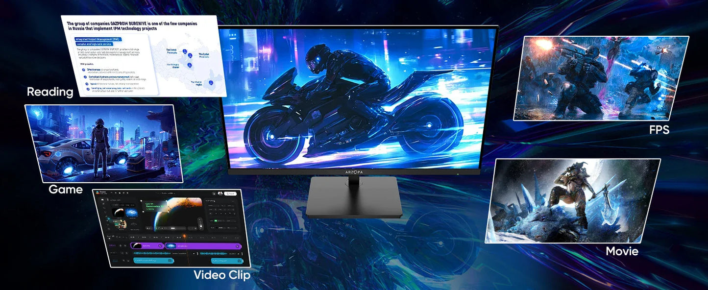New ARZOPA 27inch 180Hz 2K FastIPS QHD PC Monitor 1ms FreeSync Gaming monitor,M1RC