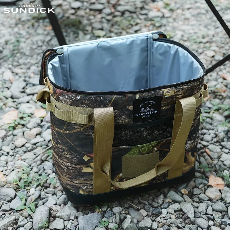 Outdoor Camping Crossbody Insulated Bag, Camping Insulation Bag, Hand-Held Storage Bag, Outdoor Activity Picnic Bag