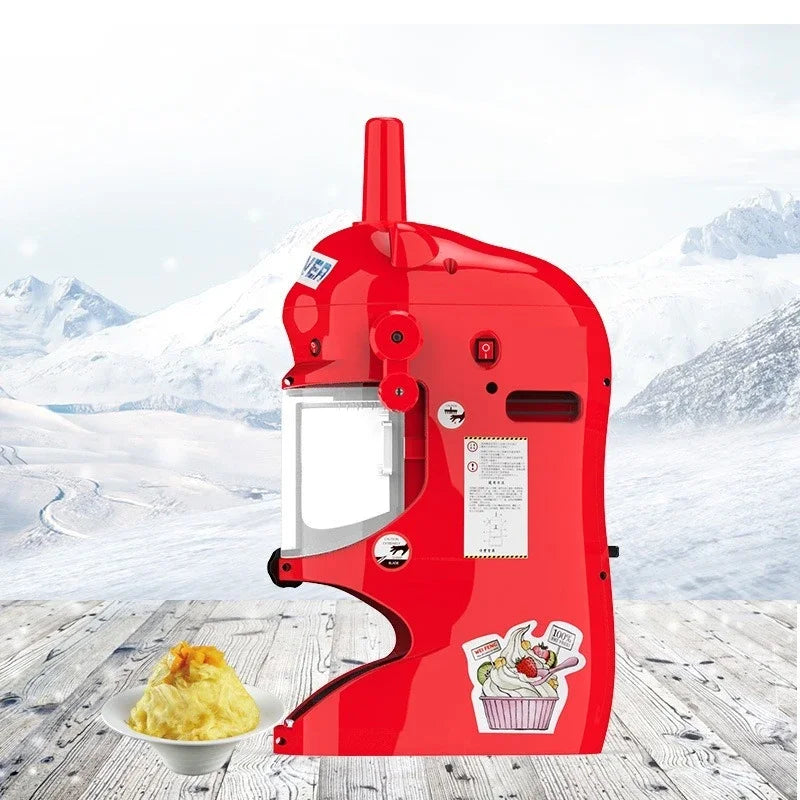 Commercial Continuous Ice Machine Commercial Snowflake Ice Machine Crushing Ice Fancy Sand Electric Snowflake Slush Machine