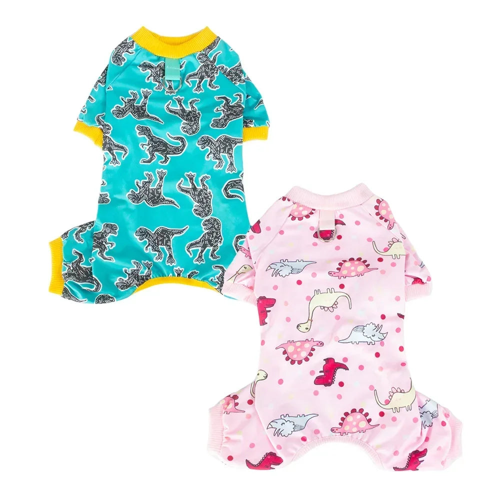 Dog Pajamas for Small Dogs Girl Boy Puppy Pjs Summer Pet Onesies for Chihuahua Yorkie Teacup Cute Soft Material Stretch Outfit