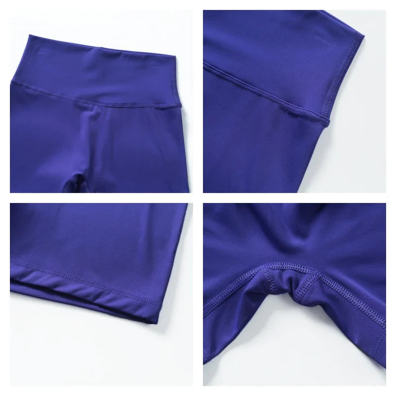 Pantalones cortos de gimnasio tipo leggings con efecto push-up para glúteos de mujer