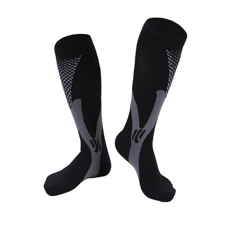 6Pairs Compression Socks 20-30mmHg High Stockings Men & Women Sports Marathon Cycling Football Varicose Veins EU35-45