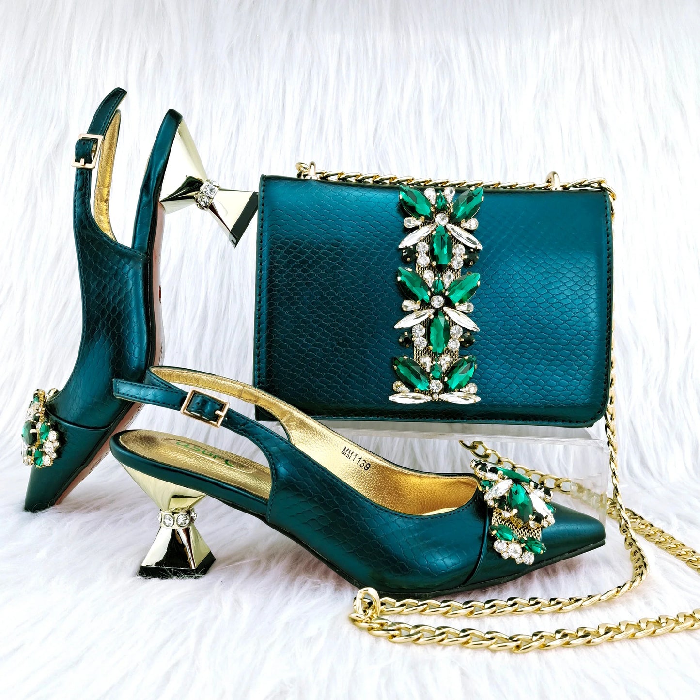 Último Conjunto de Zapatos y Bolso a Juego HGY1-1